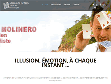 Tablet Screenshot of manumolinero.com